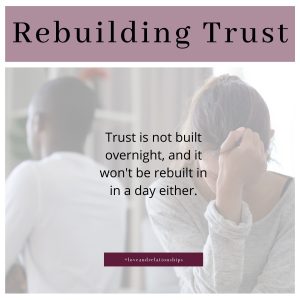 Rebuild Trust in a Relationship